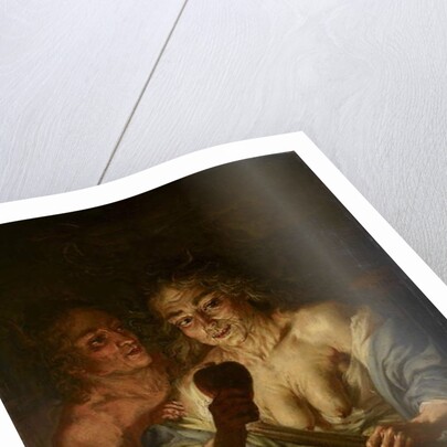 An Old Woman holding a Heart: 'Envy', c.1642 by Jacque de l' (attributed to) Ange