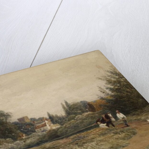 View of Iffley from the River, 1841 by Peter de Wint