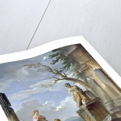 Ruins with a Sibyl and other Figures, c.1720 by Giovanni Paolo Pannini or Panini