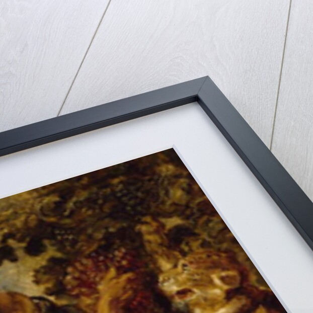 A Satyr pressing Grapes with a Tiger and Leopard, c.1618 by Peter Paul Rubens