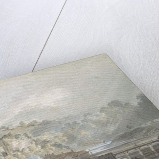 View of Chepstow, Monmouthshire, c.1791-92 by Thomas Girtin