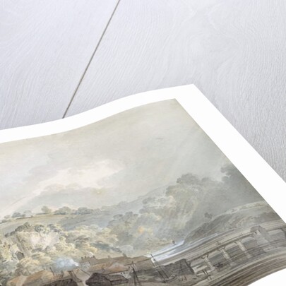 View of Chepstow, Monmouthshire, c.1791-92 by Thomas Girtin