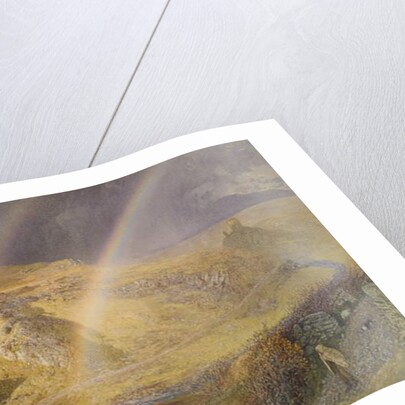 A November Rainbow, Dolwyddelan Valley, November 11 1866, 1 p.m. 1866, 1866 by Alfred William Hunt
