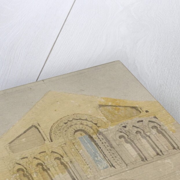 West Front of Castle Rising Church, Norfolk by John Sell Cotman