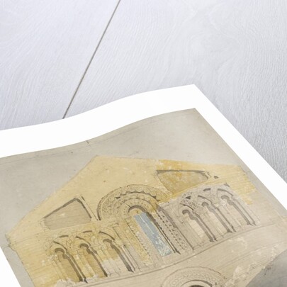 West Front of Castle Rising Church, Norfolk by John Sell Cotman