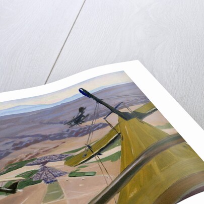 Over the Hills of Kurdistan: Flying above Kirkuk, 1919 by Sydney Carline