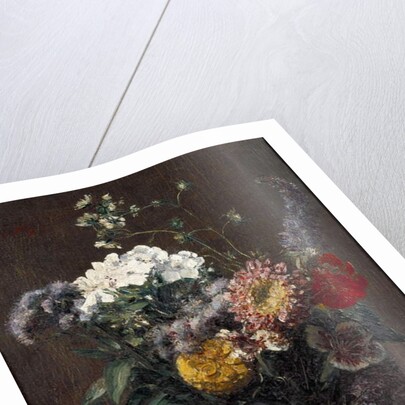 Still Life: mixed Flowers by Ignace Henri Jean Fantin-Latour