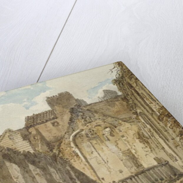 The Ruins of the Chapel in the Savoy Palace, London, c.1795-96 by Thomas Girtin