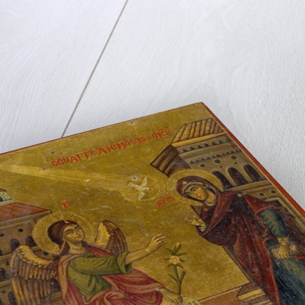Icon of The Annunciation by John, 18th-19th century by School Greek