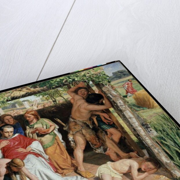 A converted British Family sheltering a Christian Missionary from the Persecution of the Druids, 1850 by William Holman Hunt