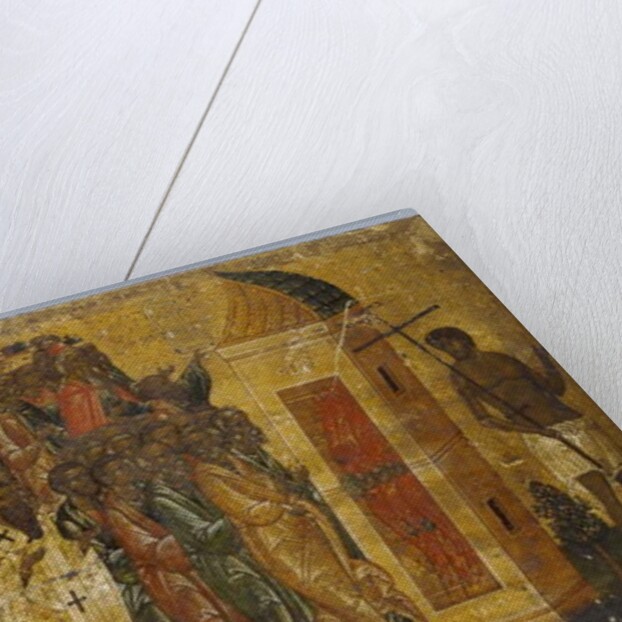 Icon of The Just entering Paradise, early 16th century by School Russian