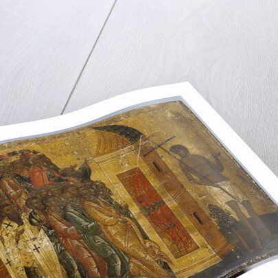 Icon of The Just entering Paradise, early 16th century by School Russian