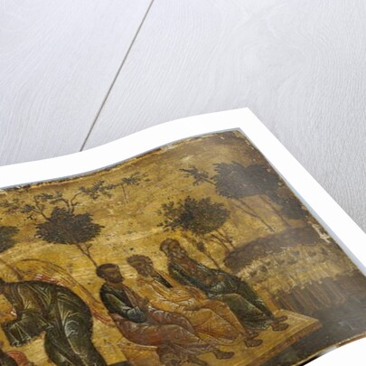 Icon of The Just in Paradise, early 16th century by School Russian