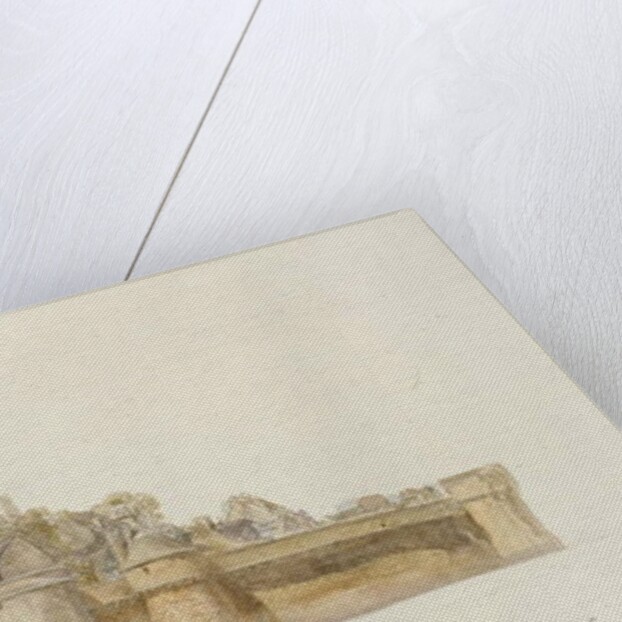 Mont St Michel: The Walls and Bastions, c. 1876 by Alfred William Hunt