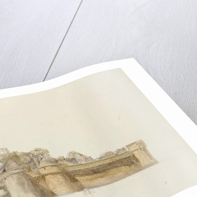 Mont St Michel: The Walls and Bastions, c. 1876 by Alfred William Hunt