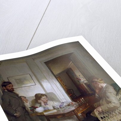 The Chess Players, pre 1902 by William Orpen