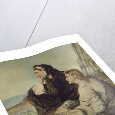 Two Women seated on Deck by Thomas Alexander Fergusson (attr.to) Graham