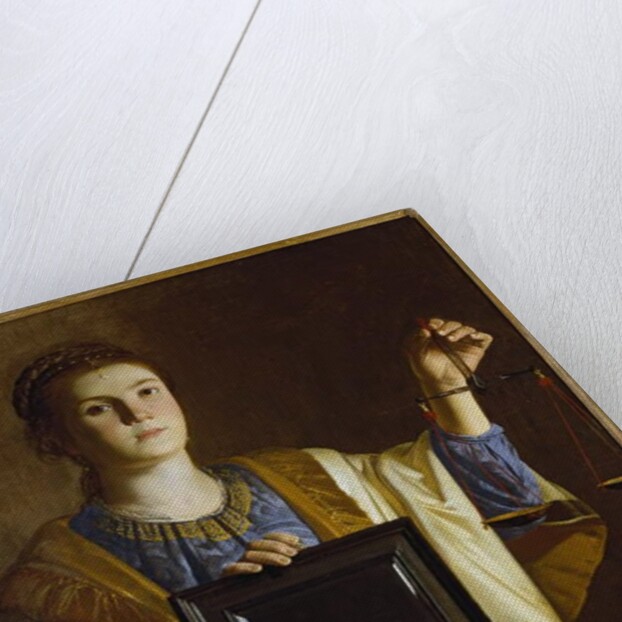 Truth presenting a Mirror to the Vanities of the World, c.1620-1630 by Northern European School