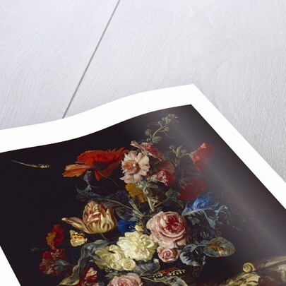 A Vase of Flowers, 1663 by Willem van Aelst