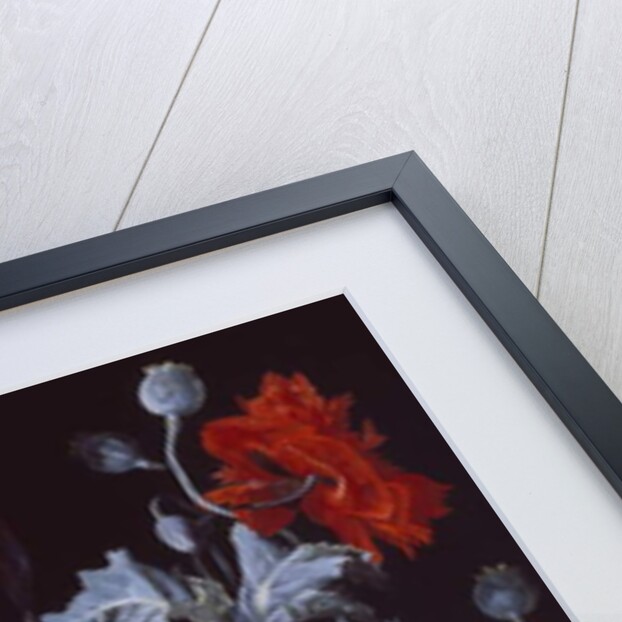 A Vase of Flowers with a Watch by Willem van (after) Aelst