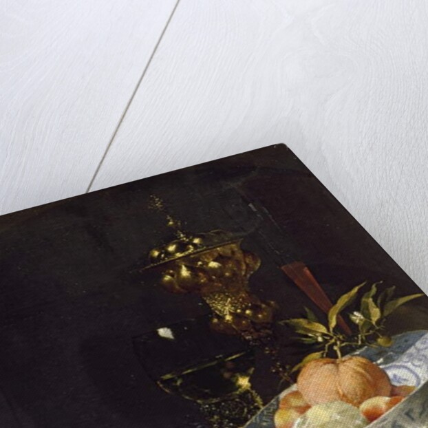 Still Life with an oriental Rug, early 1660s by Willem Kalf