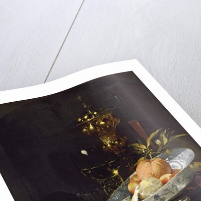 Still Life with an oriental Rug, early 1660s by Willem Kalf