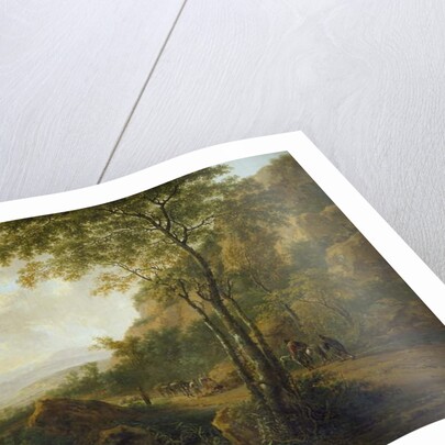 Italianate Landscape with Muleteers by Jan Both