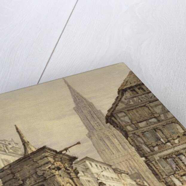 A View in Strasbourg, 1822 by Samuel Prout