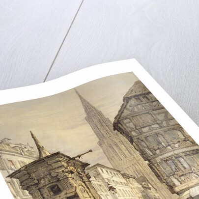 A View in Strasbourg, 1822 by Samuel Prout