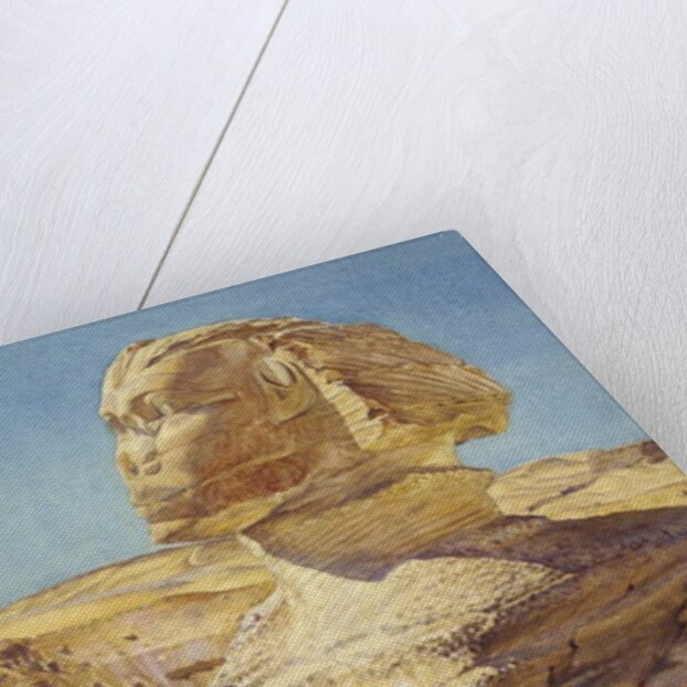 The Great Sphinx at the Pyramids of Giza, 1854 by Thomas Seddon