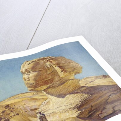 The Great Sphinx at the Pyramids of Giza, 1854 by Thomas Seddon