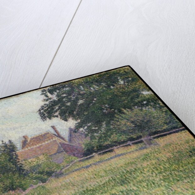 La Maison de la Sourde, Éragny, 1886 by Lucien Pissarro