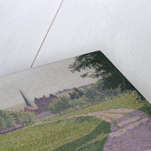 Éragny Church, 1886 by Lucien Pissarro