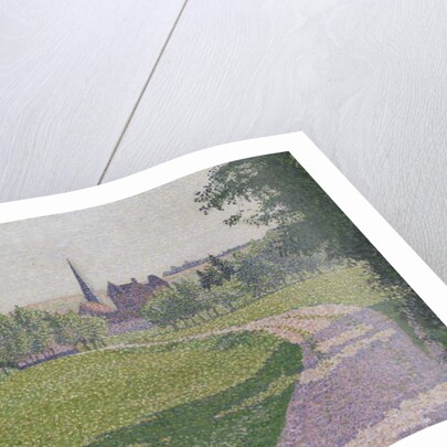 Éragny Church, 1886 by Lucien Pissarro