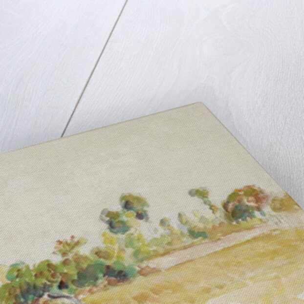 Study of the orchard at Eragny-sur-Epte, seen from the artist's house, c. 1886 - 1890 by Camille Pissarro