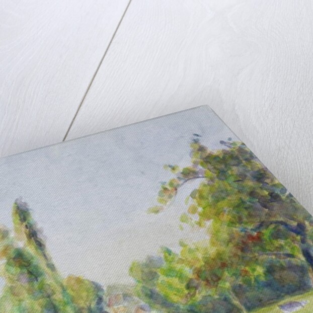 Study of the orchard of the artist's house at Eragny-sur-Epte, c. 1890 by Camille Pissarro