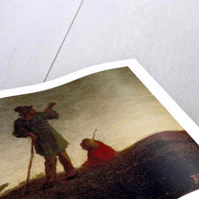 Recalling the Flock, 1866-72 by Jean-Francois Millet