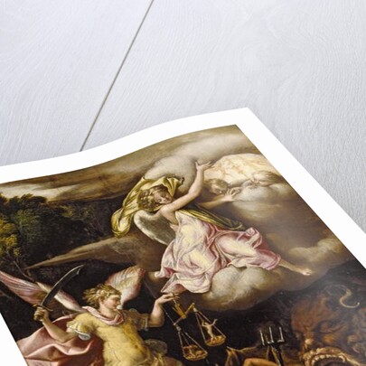 St Michael subduing Satan and weighing the Souls of the Dead, c. 1540 - 1549 by Lelio Orsi da Novellara