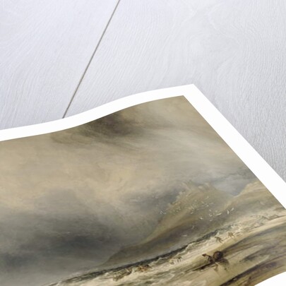 Bambourough Castle, 1852 by Anthony Vandyke Copley Fielding