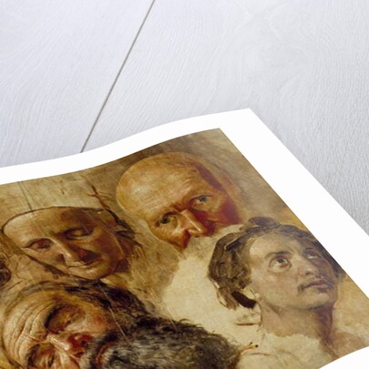 Study of Heads, c. 1830 by Aleksandr Andreevich Ivanov