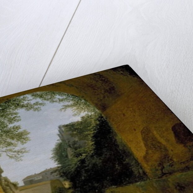 A View of a Garden, seen from within a Roman Vault, 1802 - 1824 by Francois-Marius Granet