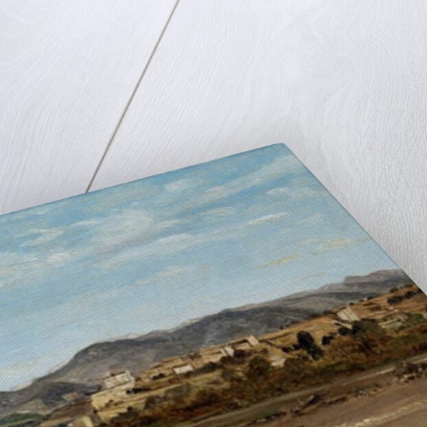 Village of Lauris, in Vaucluse on the Banks of the River Durance, 1868 by Paul Camille Guigou