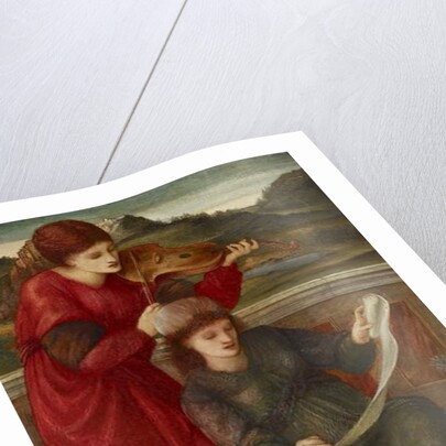 Music, 1877 by Edward Coley Burne-Jones