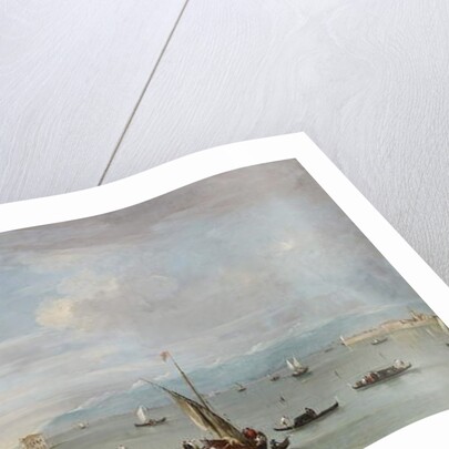 Venice: the Fondamenta Nuove with the Lagoon and the Island of San Michele, c.1758 by Francesco Guardi