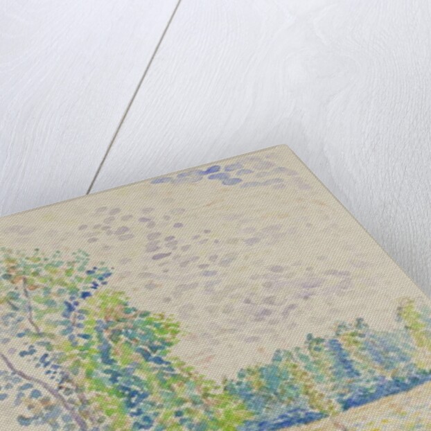 La Barrière, Eragny Meadows, c.1886 by Lucien Pissarro