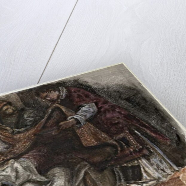 Study from Tintoretto's 'Circumcision' in the Scuola Grande di San Rocco, 1862 by Edward Coley Burne-Jones