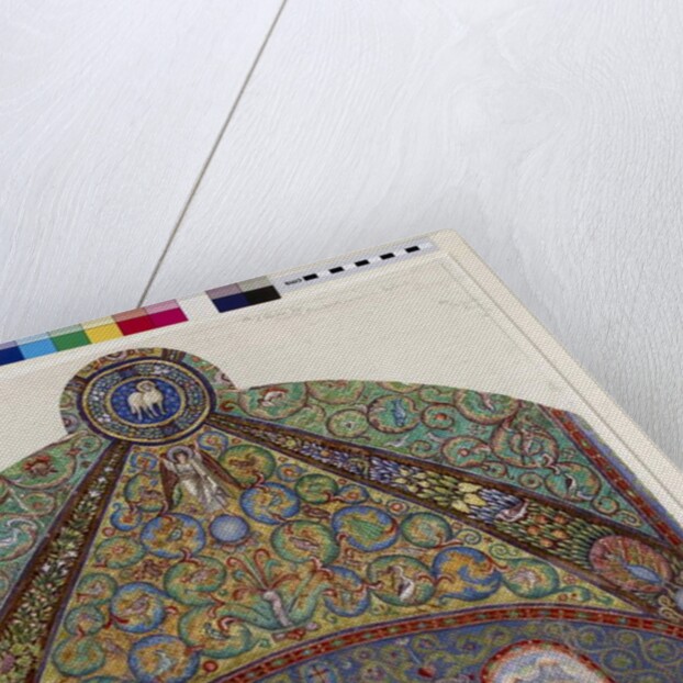 Drawing of Mosaics in the Vault of the Chancel of San Vitale, Ravenna, 1884 by Thomas Matthews Rooke