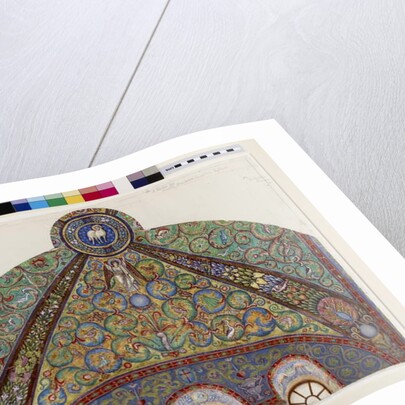 Drawing of Mosaics in the Vault of the Chancel of San Vitale, Ravenna, 1884 by Thomas Matthews Rooke