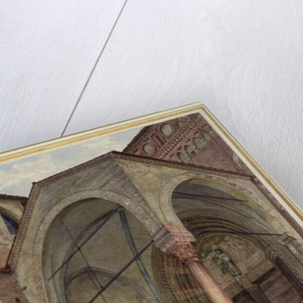 The North Porch of San Fermo Maggiore, Verona, Italy, c. 1884 by Frank Randal