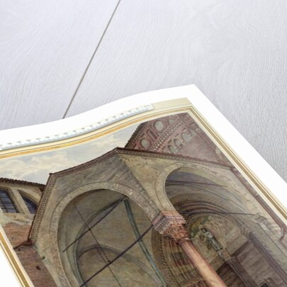 The North Porch of San Fermo Maggiore, Verona, Italy, c. 1884 by Frank Randal